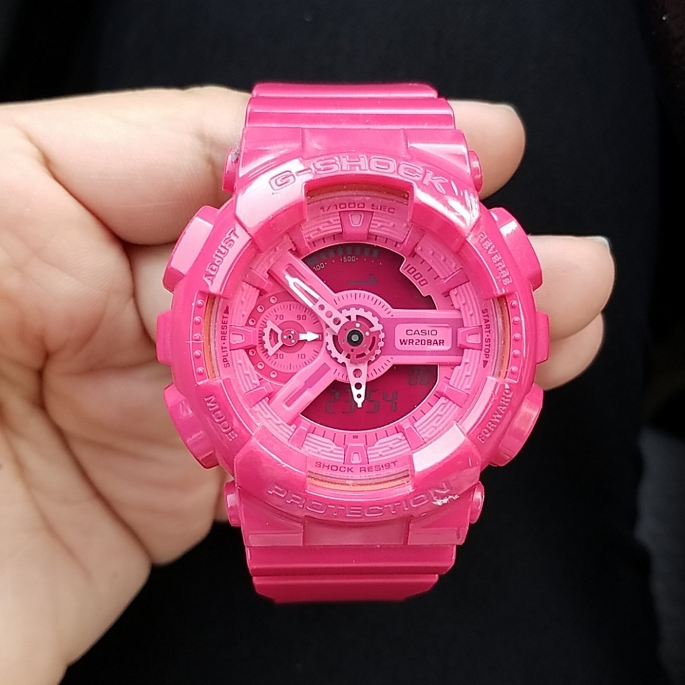 Pink G-Shock Watch